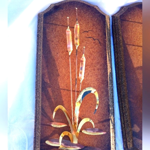 Mid Century Hand Crafted Brutalist Brass Wall Art - Picture 2 of 12